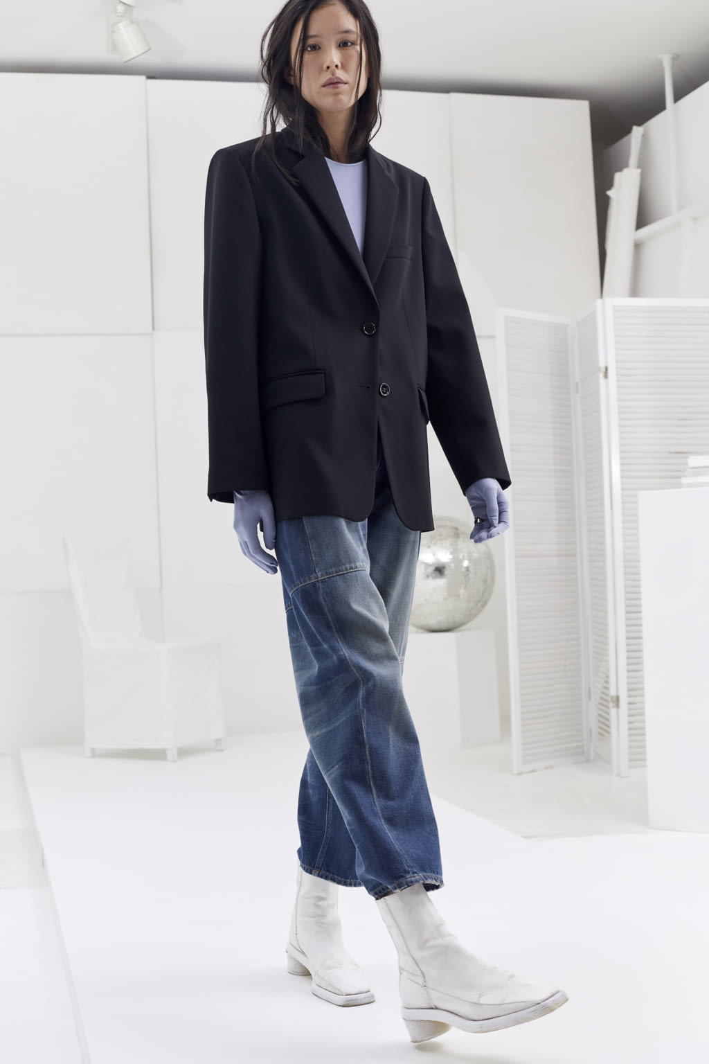 Fashion Week London Pre-Fall 2021 look 15 from the MM6 Maison Margiela collection 女装