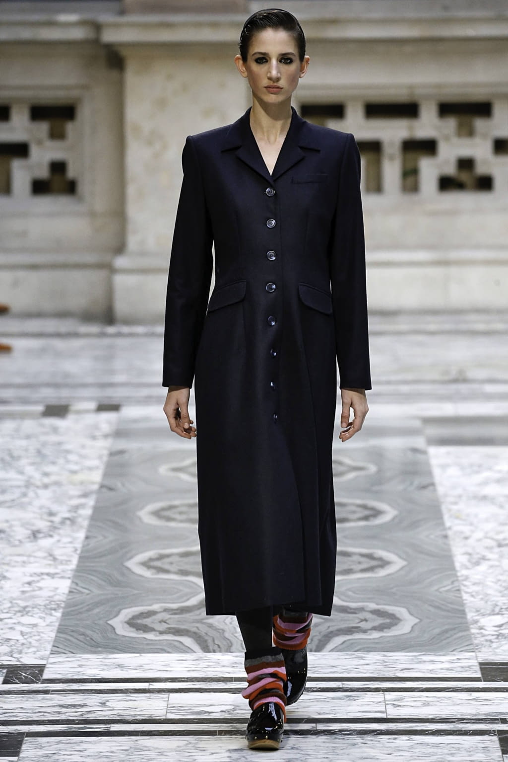 Fashion Week London Fall/Winter 2019 look 22 from the Molly Goddard collection womenswear