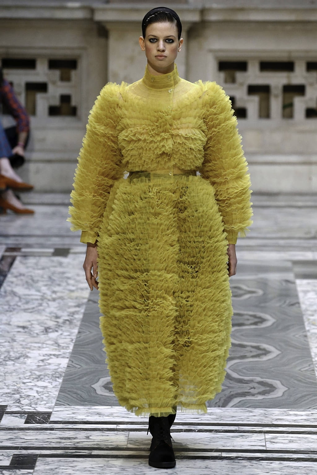 Fashion Week London Fall/Winter 2019 look 28 from the Molly Goddard collection womenswear