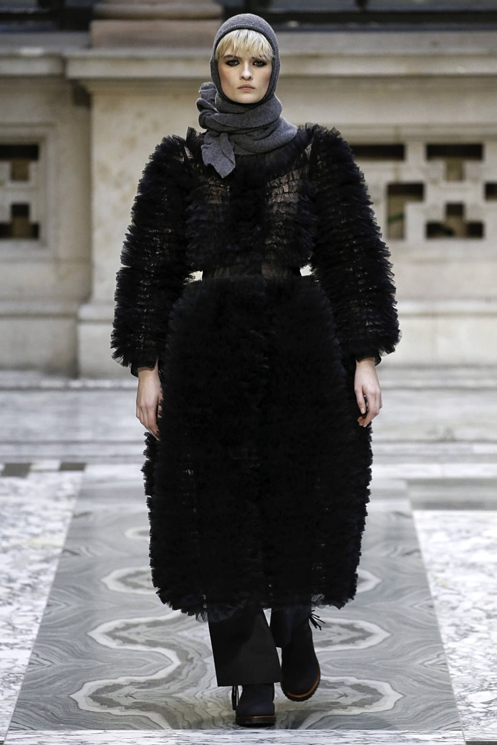 Fashion Week London Fall/Winter 2019 look 29 from the Molly Goddard collection womenswear