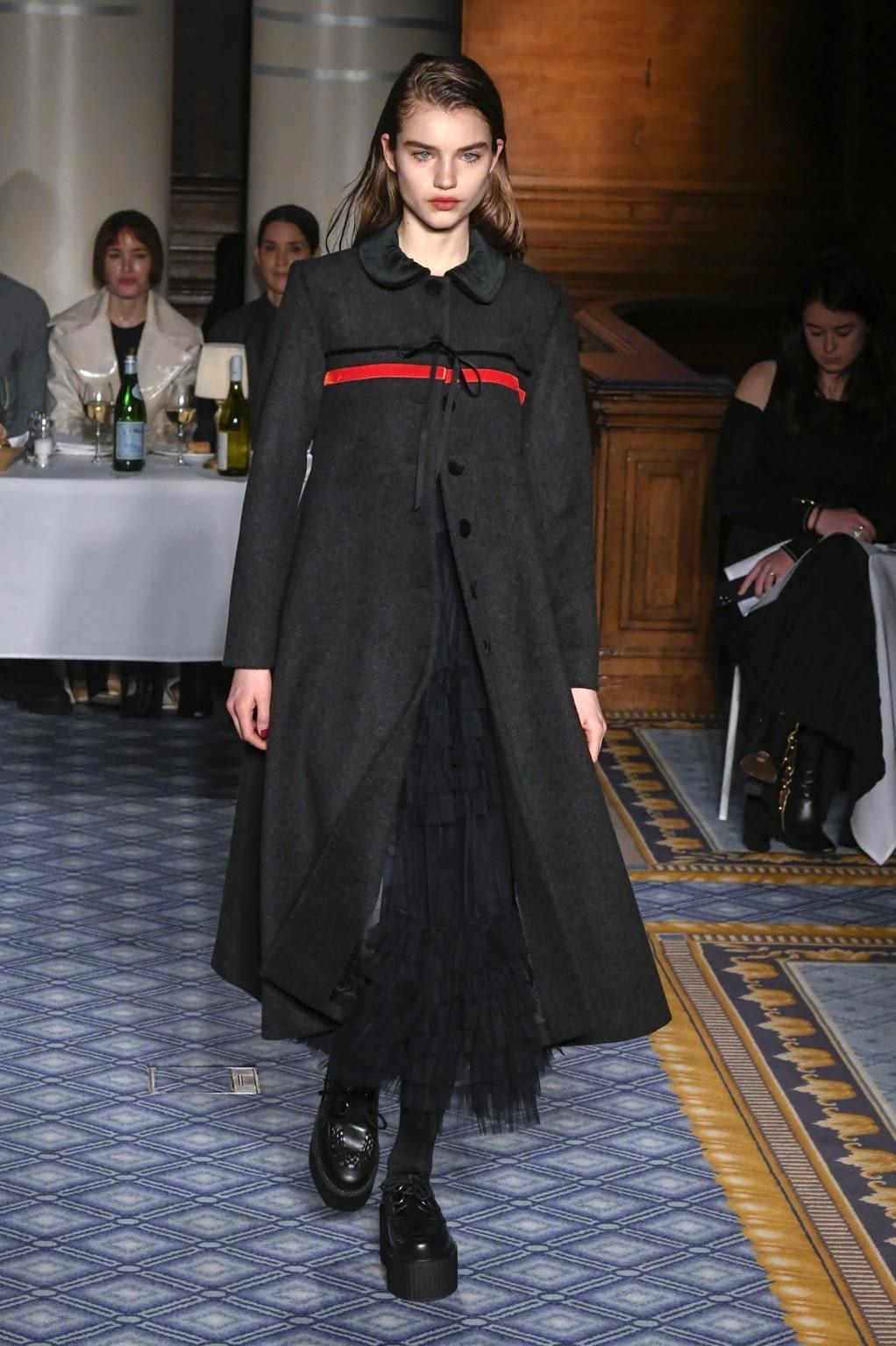 Fashion Week London Fall/Winter 2020 look 11 from the Molly Goddard collection womenswear