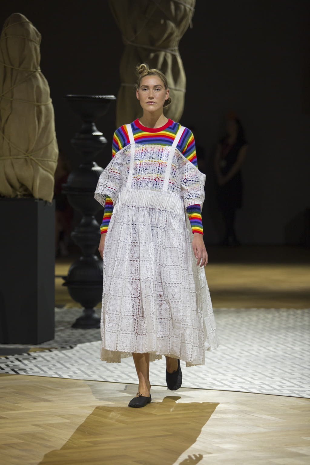 Fashion Week London Resort 2018 look 32 from the Molly Goddard collection womenswear