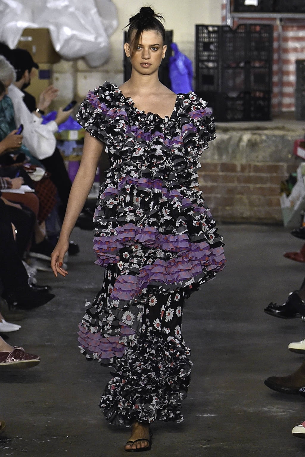 Fashion Week London Spring/Summer 2019 look 14 from the Molly Goddard collection womenswear