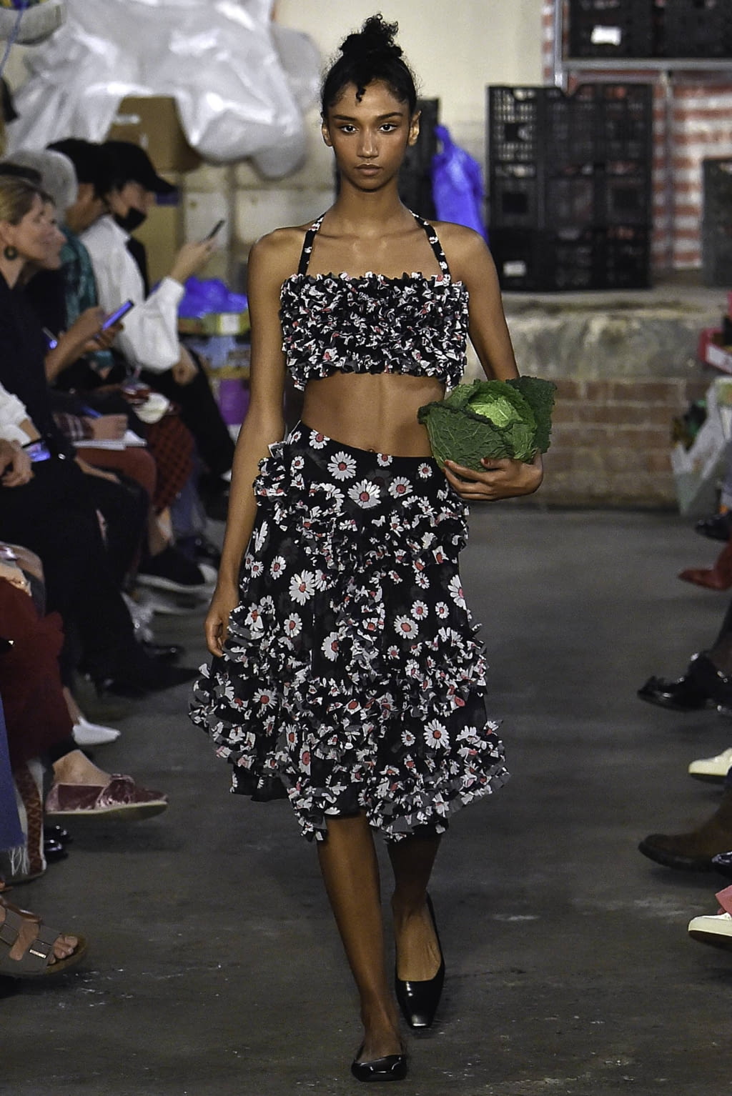 Fashion Week London Spring/Summer 2019 look 15 de la collection Molly Goddard womenswear