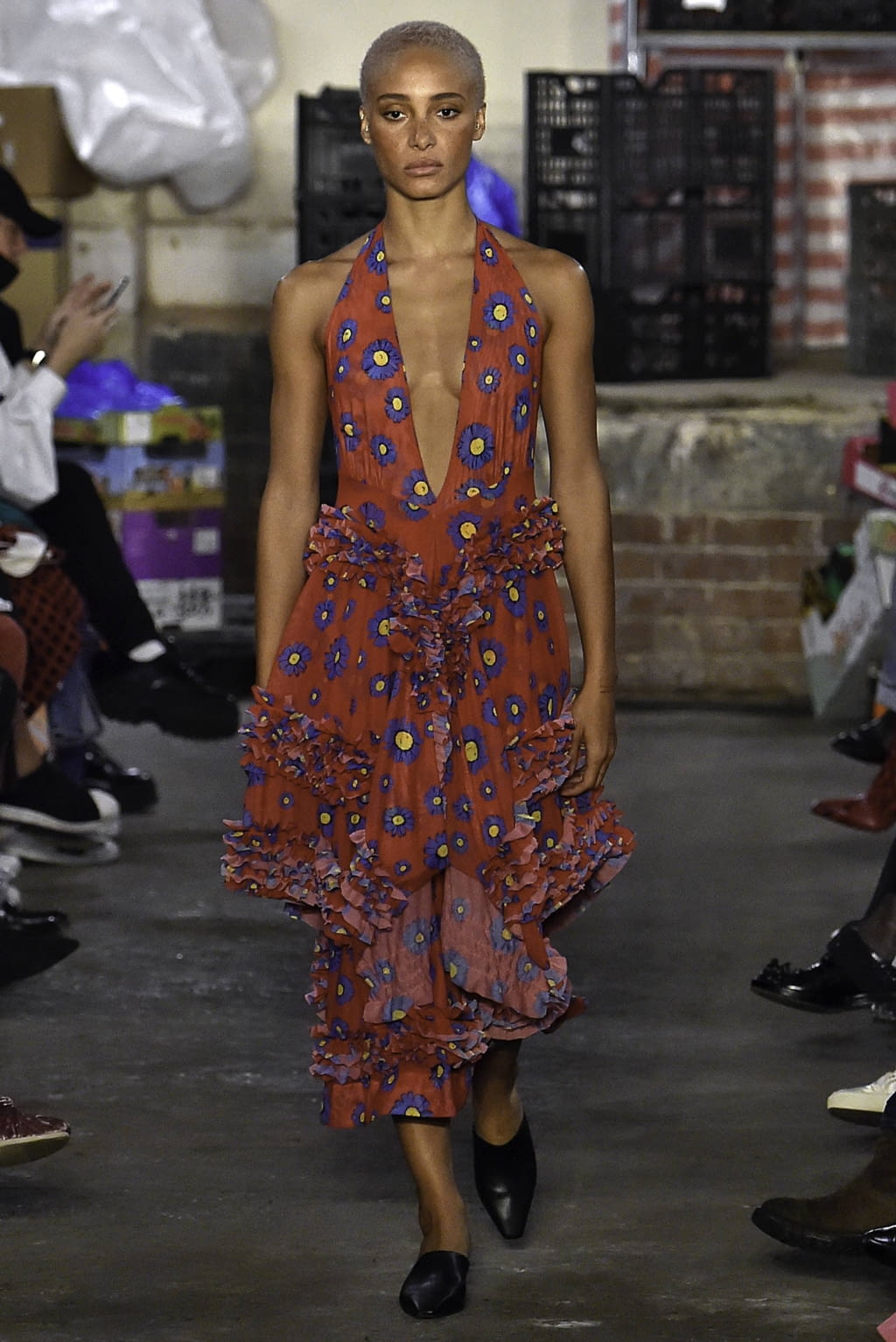 Fashion Week London Spring/Summer 2019 look 16 from the Molly Goddard collection womenswear