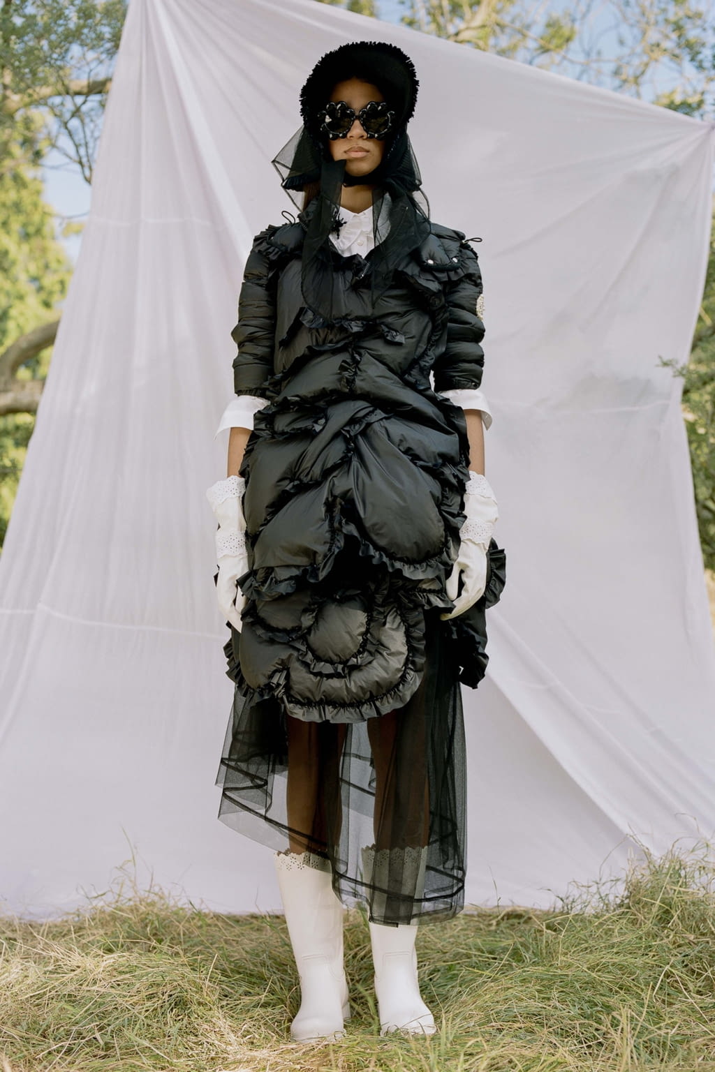 Fashion Week Milan Spring/Summer 2019 look 9 from the 4 Moncler Simone Rocha collection womenswear