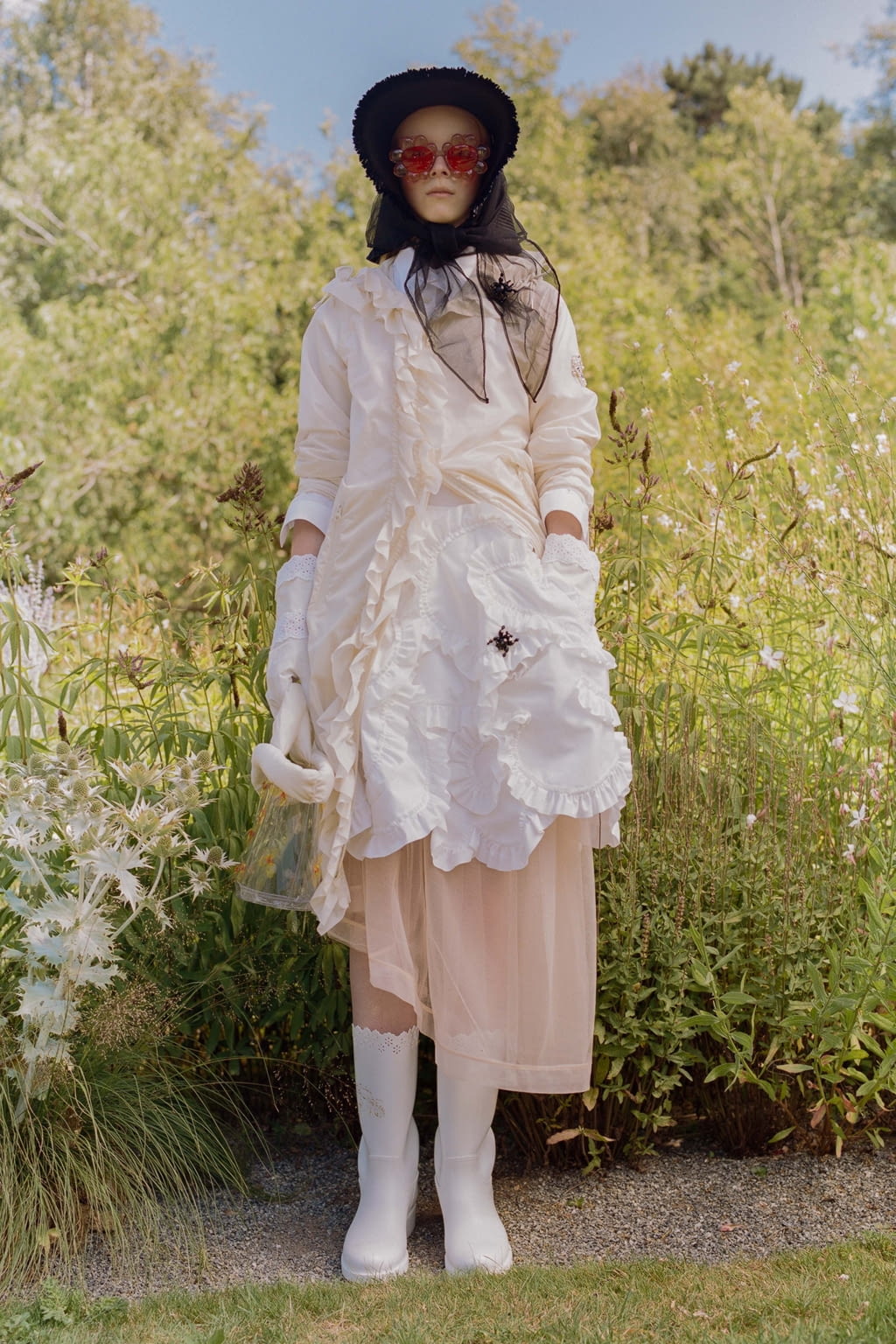 Fashion Week Milan Spring/Summer 2019 look 10 from the 4 Moncler Simone Rocha collection womenswear