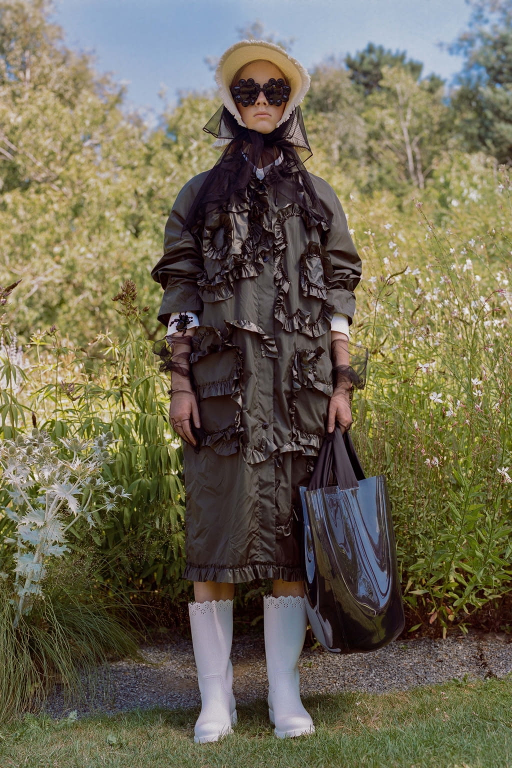Fashion Week Milan Spring/Summer 2019 look 16 from the 4 Moncler Simone Rocha collection womenswear