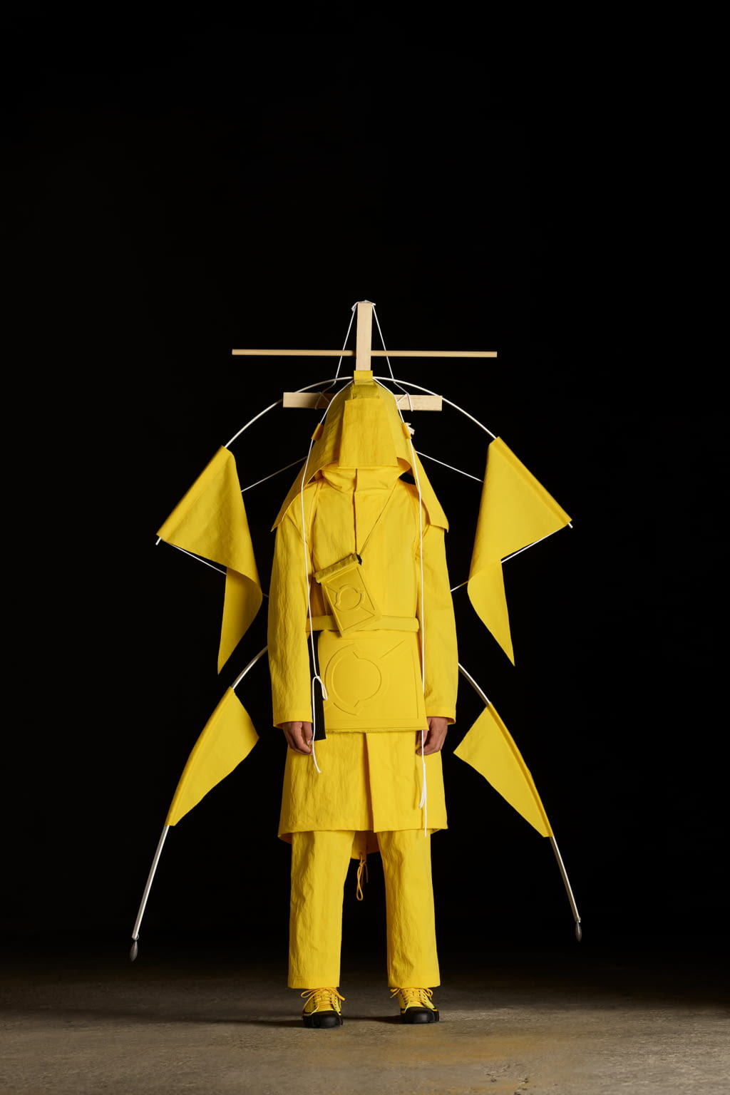 Fashion Week Milan Spring/Summer 2019 look 11 de la collection 5 Moncler Craig Green menswear