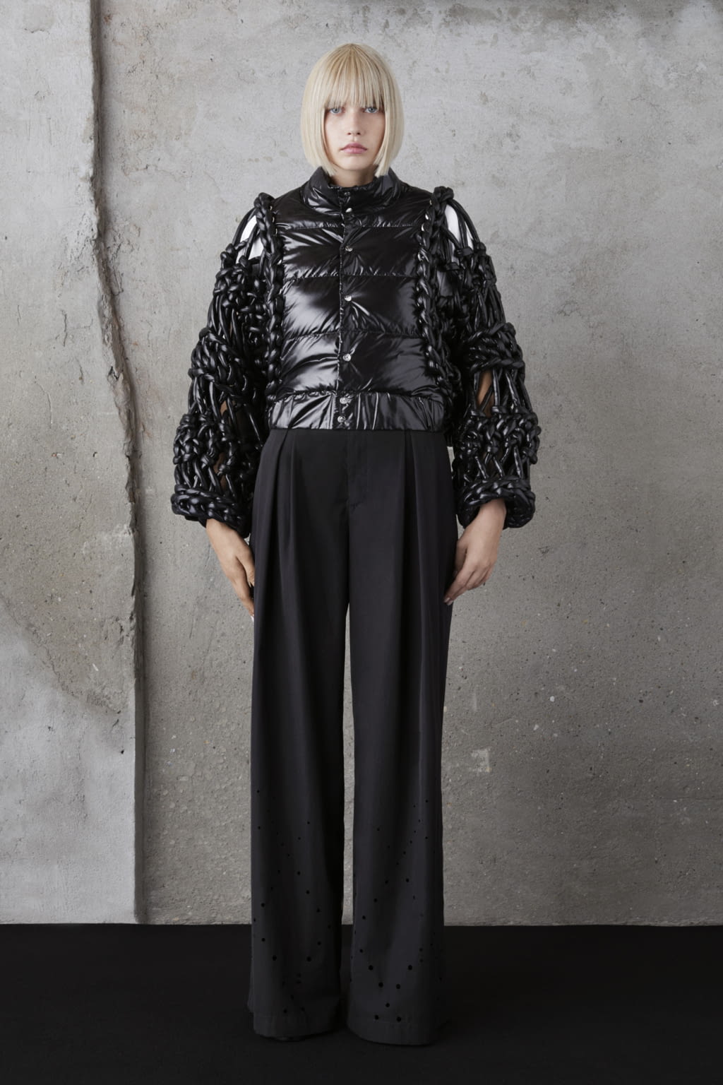 Fashion Week Milan Spring/Summer 2019 look 2 from the 6 Moncler Noir Kei Ninomiya collection womenswear