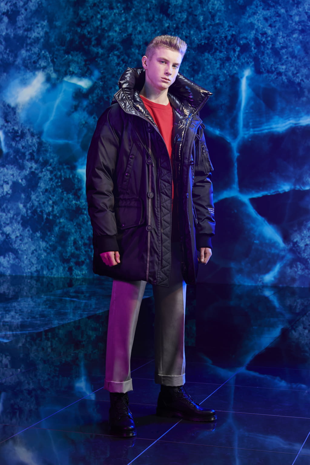 Fashion Week Milan Fall/Winter 2019 look 62 from the Moncler Genius collection 男装