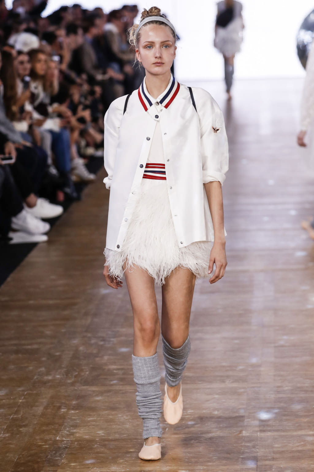 Fashion Week Paris Spring/Summer 2018 look 15 from the Moncler Gamme Rouge collection womenswear