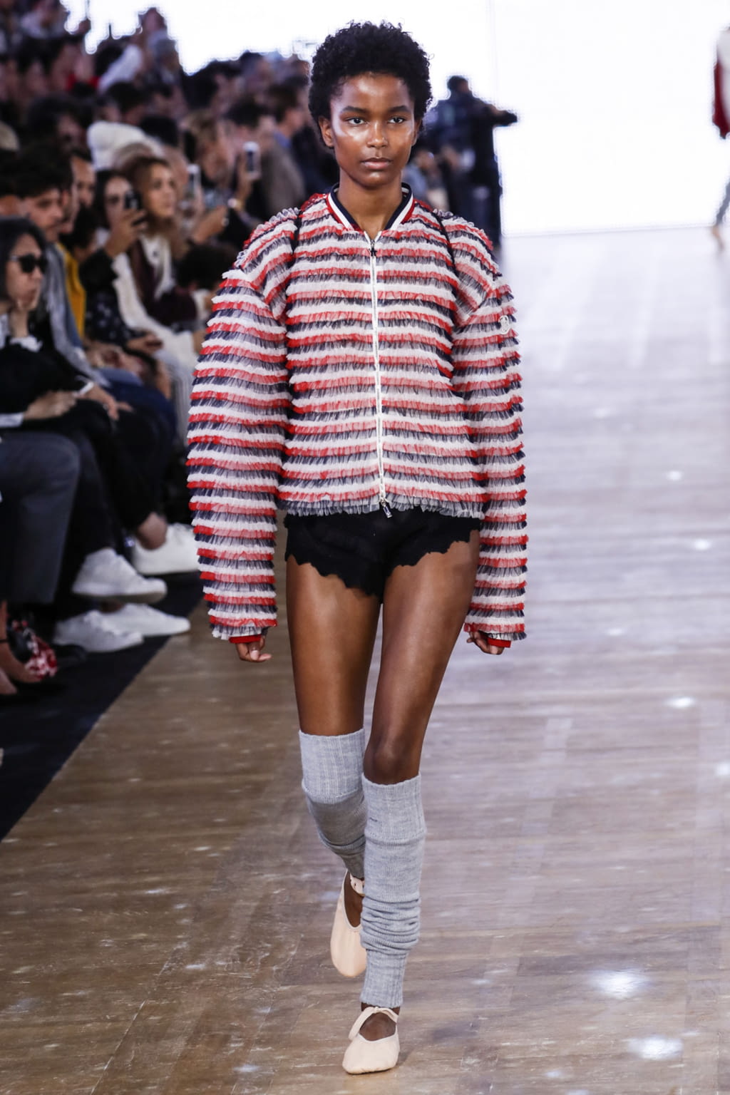 Fashion Week Paris Spring/Summer 2018 look 37 from the Moncler Gamme Rouge collection womenswear