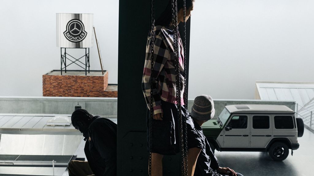 Fashion Week Milan Spring/Summer 2025 look 4 de la collection Moncler menswear