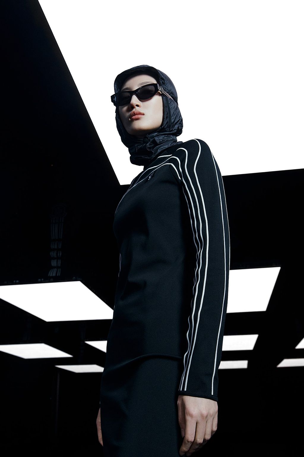 Fashion Week Milan Spring/Summer 2022 look 12 from the Moncler + Gentle Monster collection womenswear