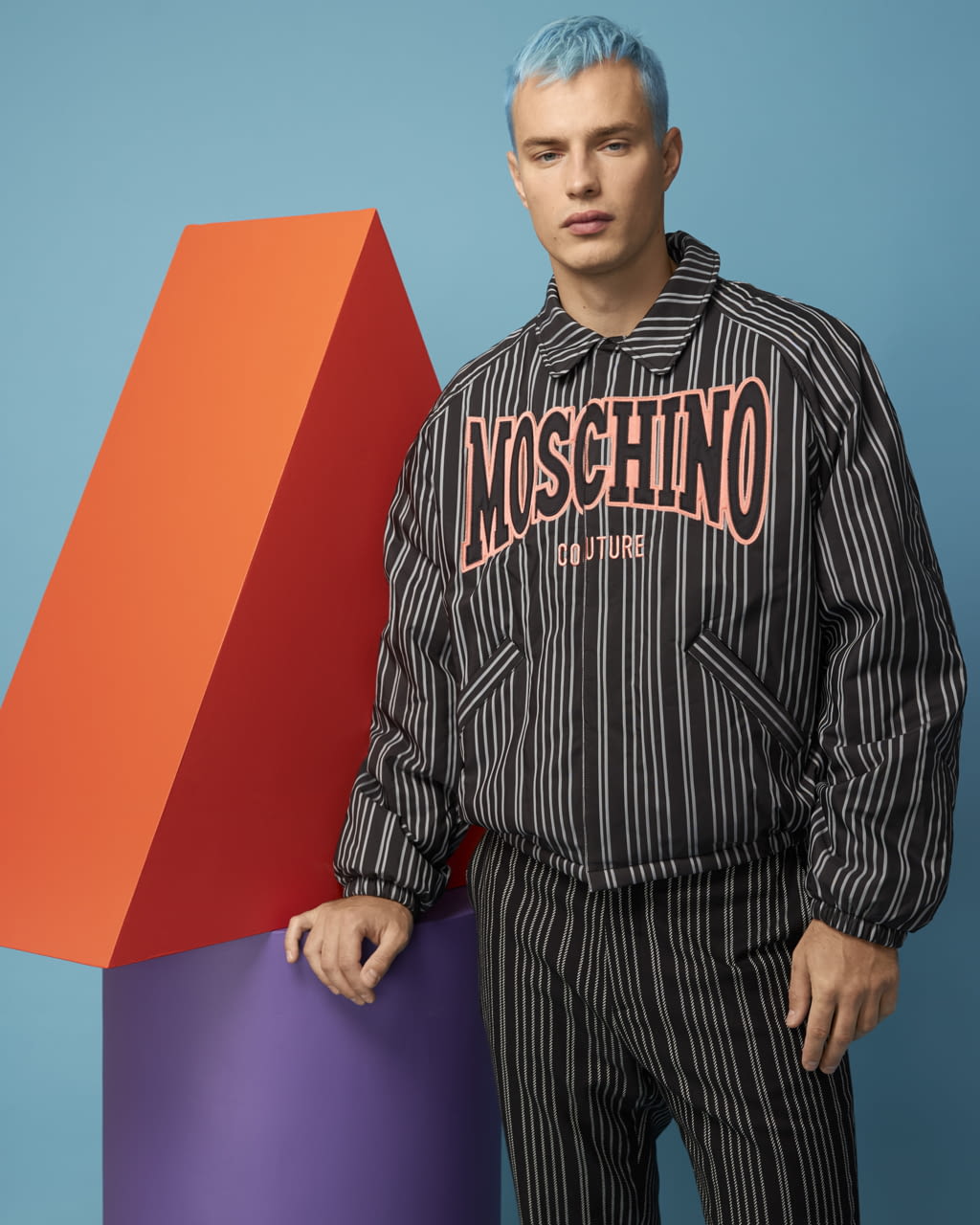 Fashion Week Milan Resort 2021 look 21 from the Moschino collection 男装