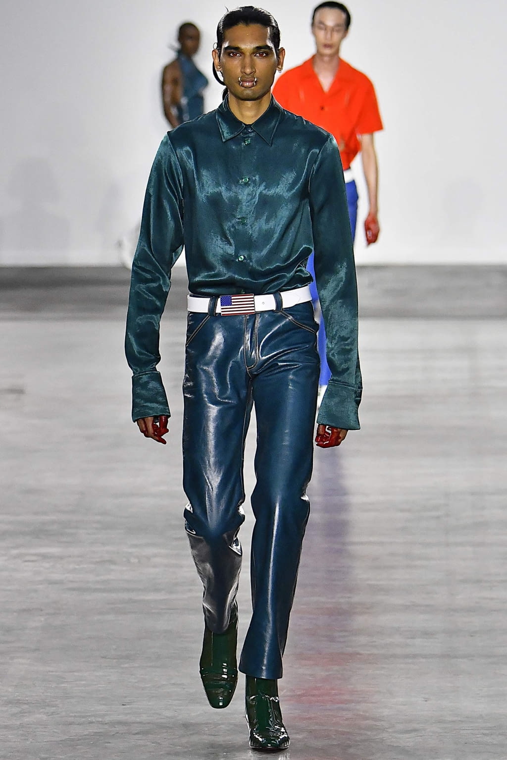 Fashion Week London Spring/Summer 2020 look 45 from the Fashion East collection menswear