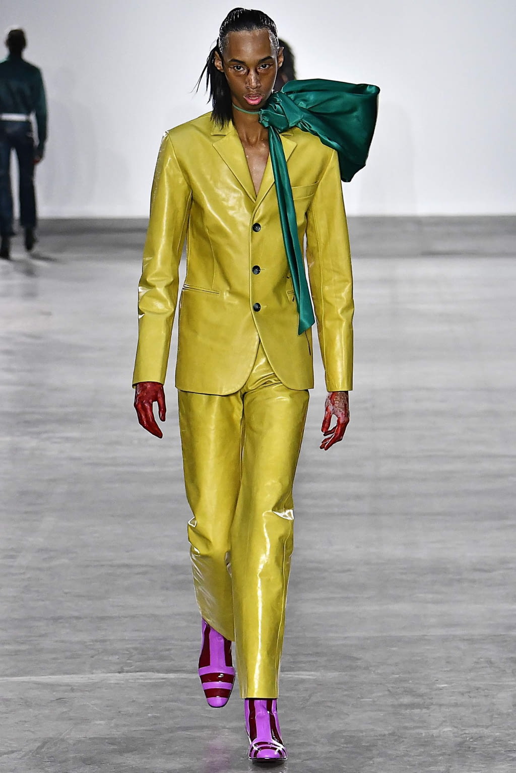 Fashion Week London Spring/Summer 2020 look 48 from the Fashion East collection 男装