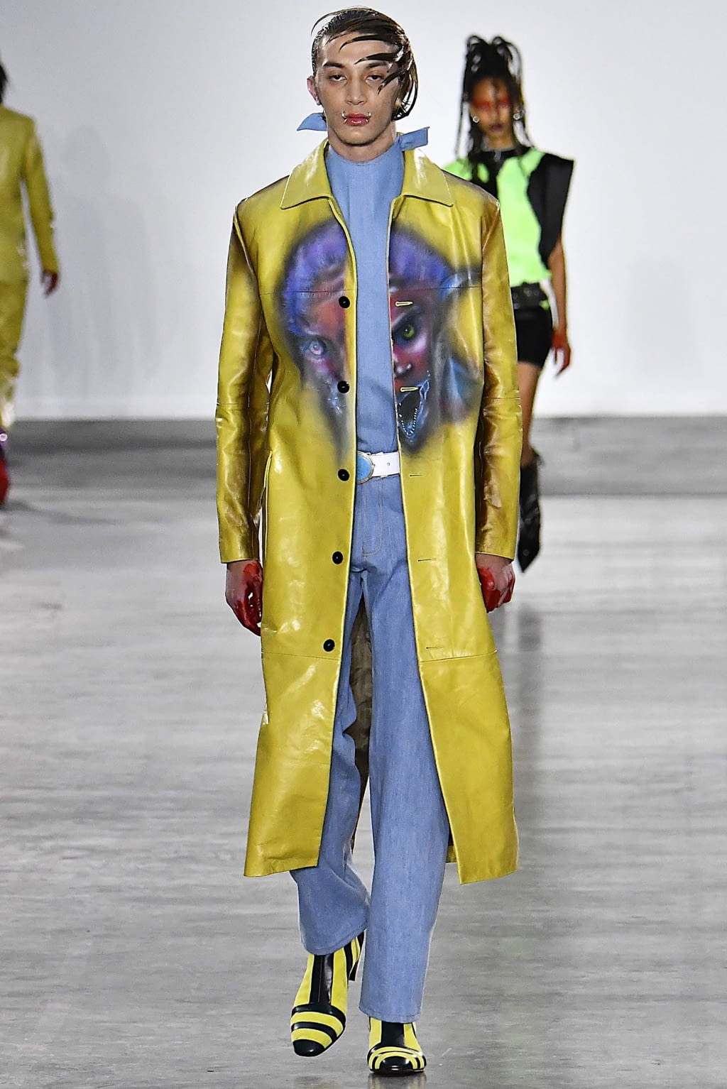 Fashion Week London Spring/Summer 2020 look 50 from the Fashion East collection 男装