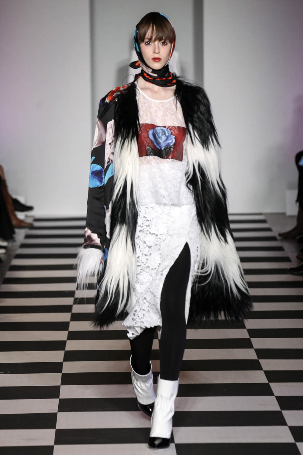 Fashion Week Milan Fall/Winter 2017 look 4 de la collection MSGM womenswear