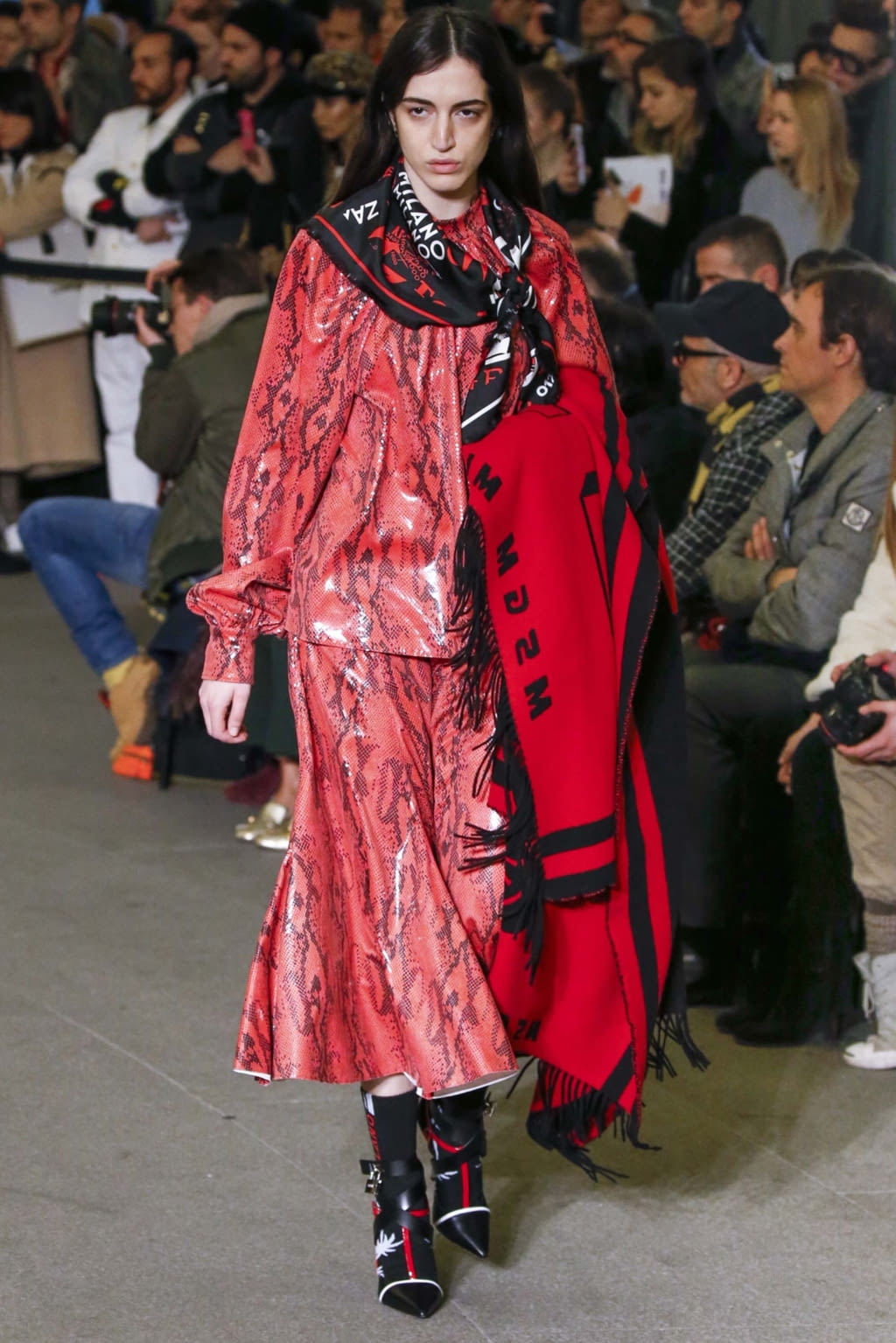 Fashion Week Milan Fall/Winter 2018 look 9 from the MSGM collection womenswear