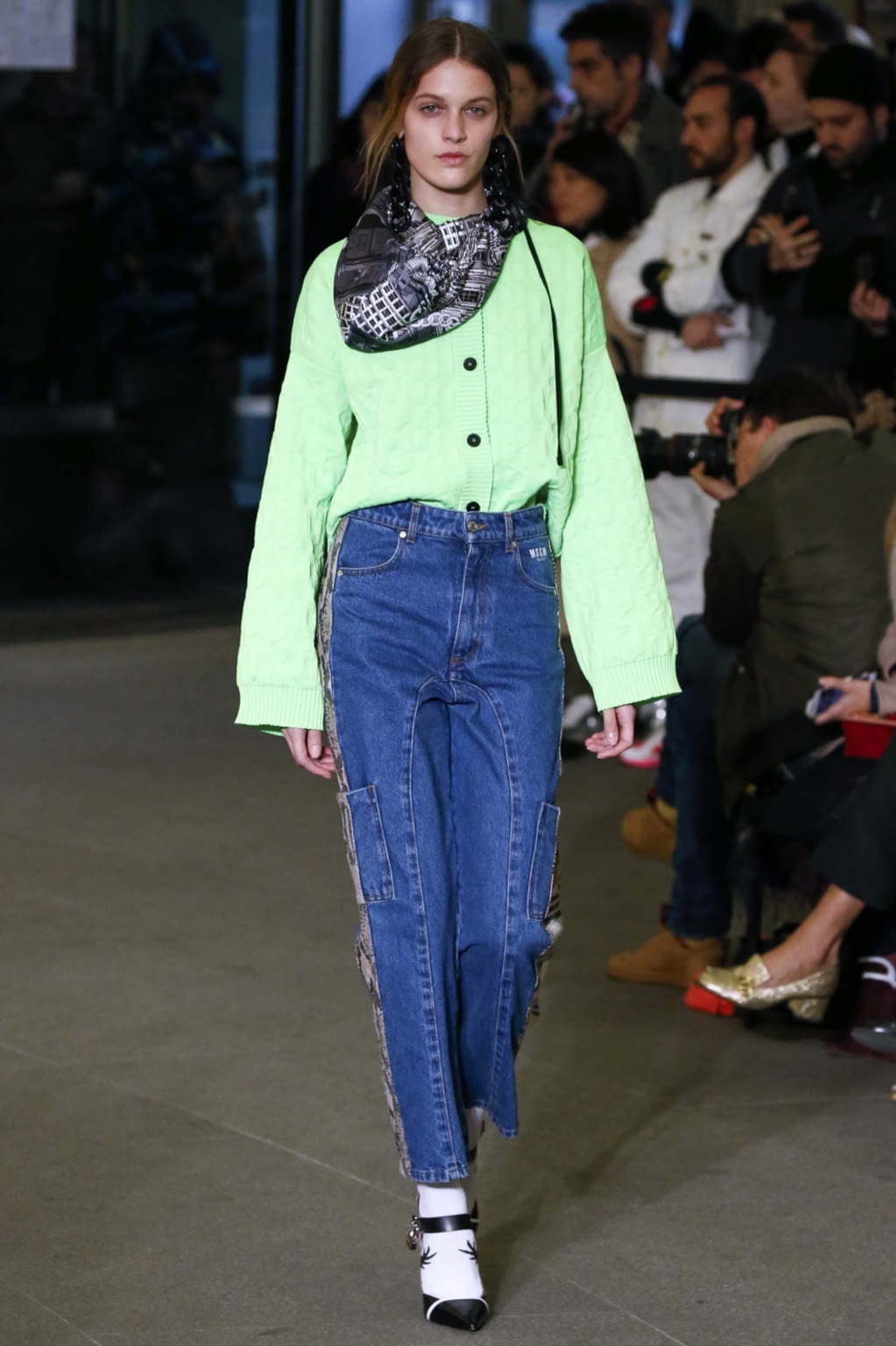 Fashion Week Milan Fall/Winter 2018 look 33 from the MSGM collection 女装