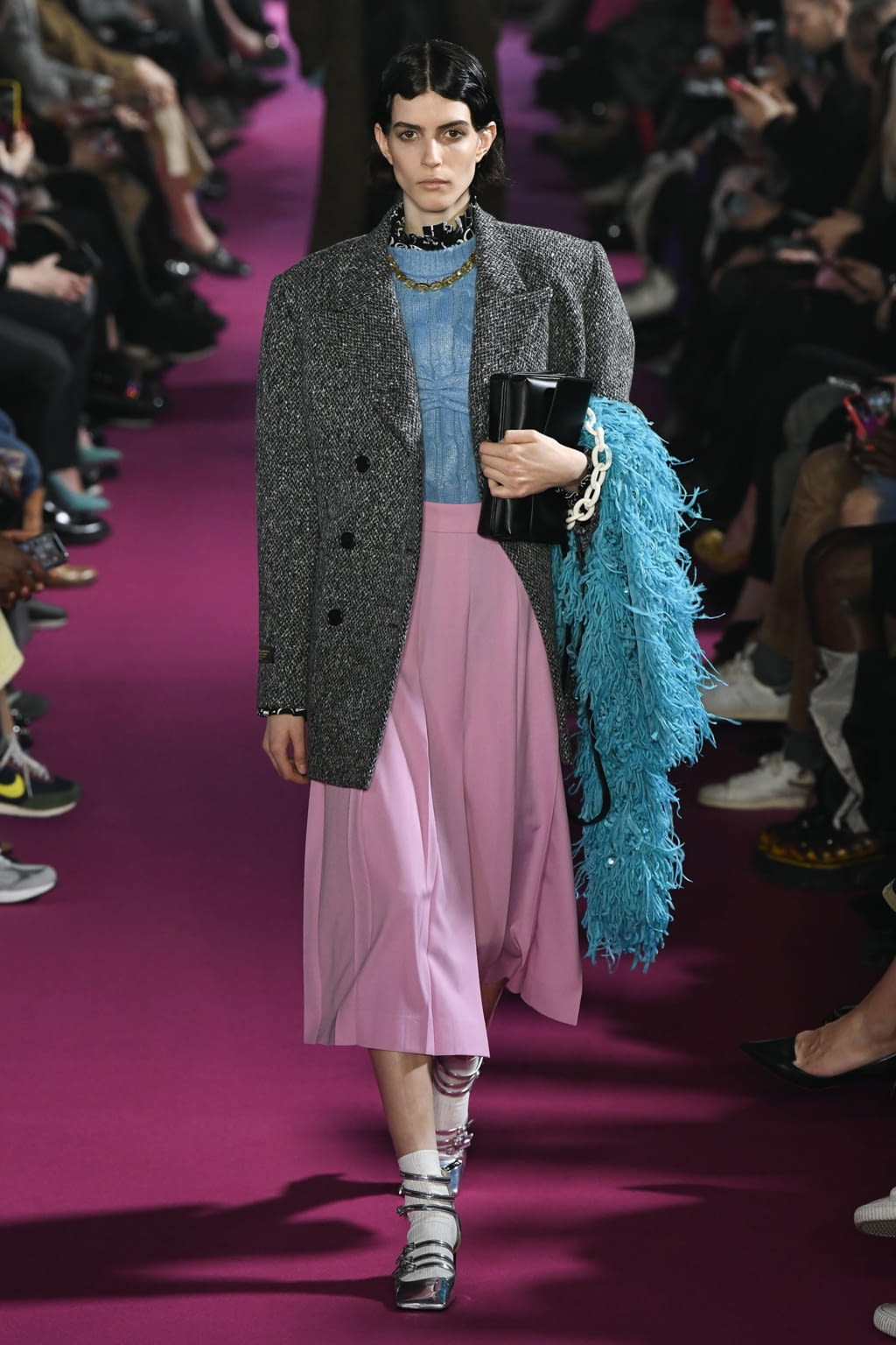 Fashion Week Milan Fall/Winter 2020 look 2 from the MSGM collection 女装