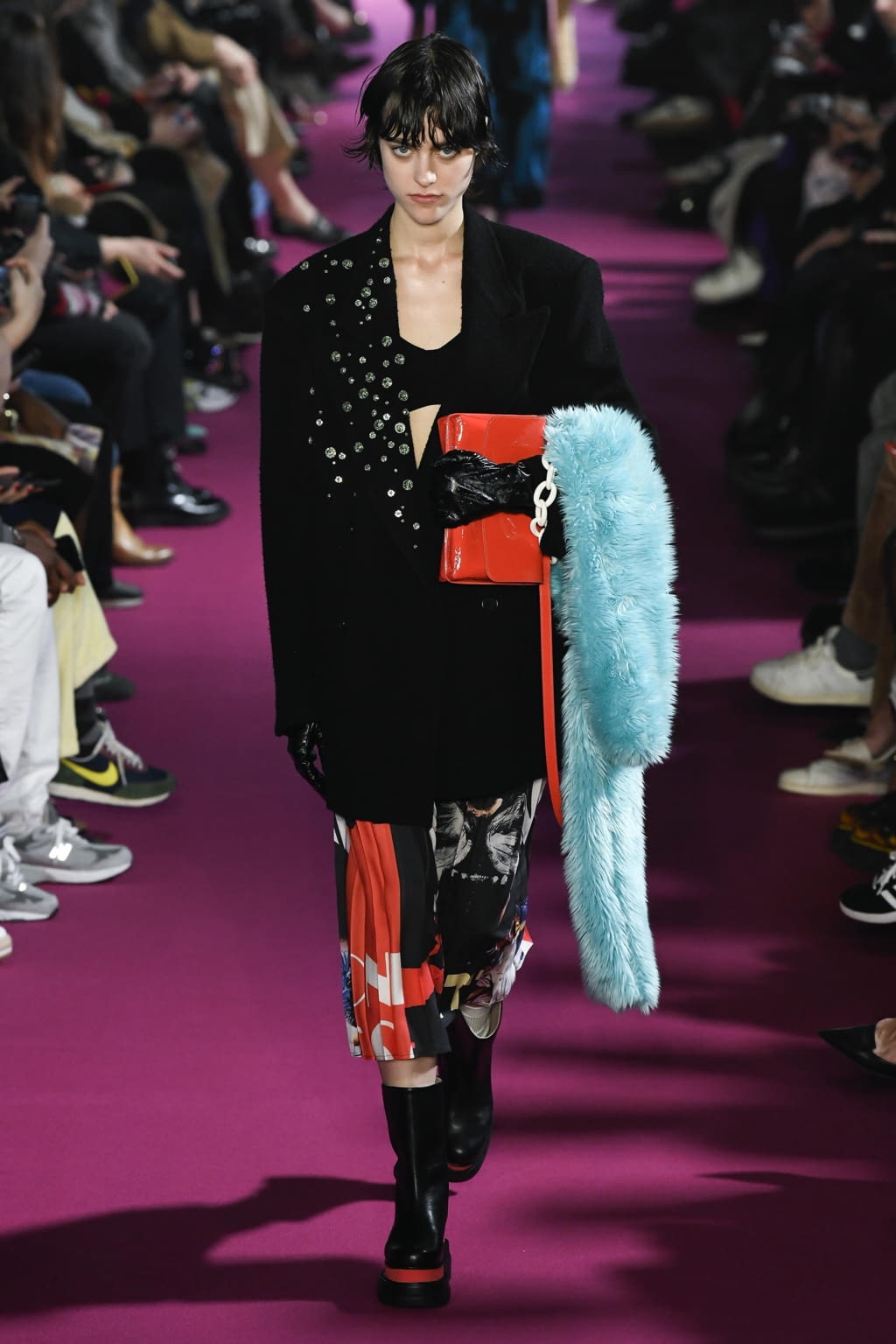 Fashion Week Milan Fall/Winter 2020 look 9 from the MSGM collection 女装