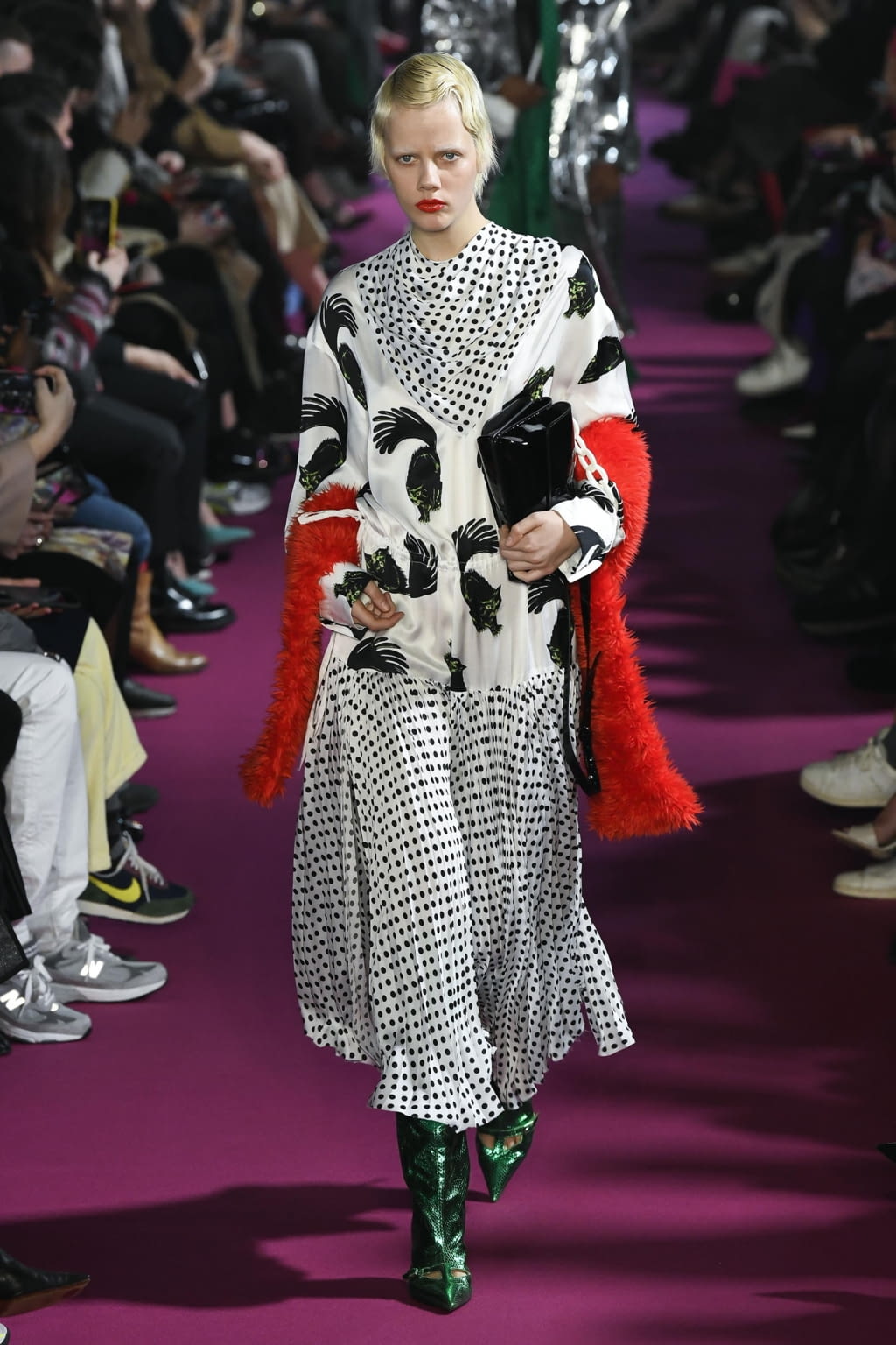 Fashion Week Milan Fall/Winter 2020 look 27 from the MSGM collection 女装