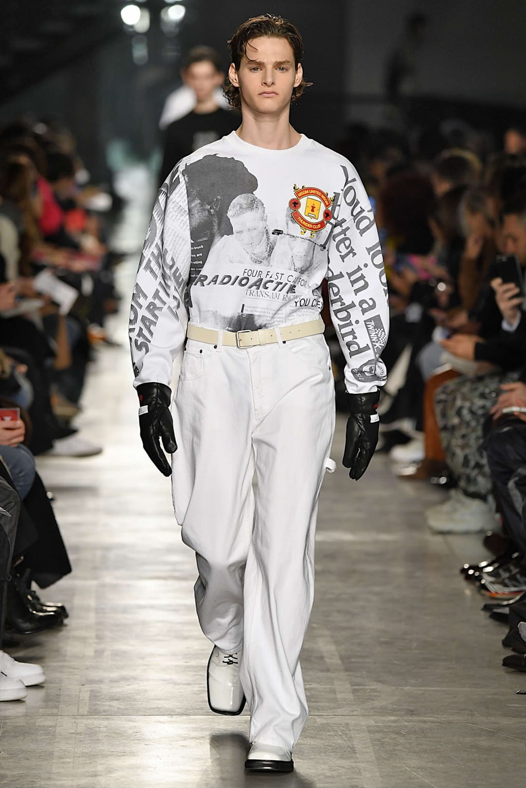 Fashion Week Milan Fall/Winter 2019 look 1 from the MSGM collection 男装
