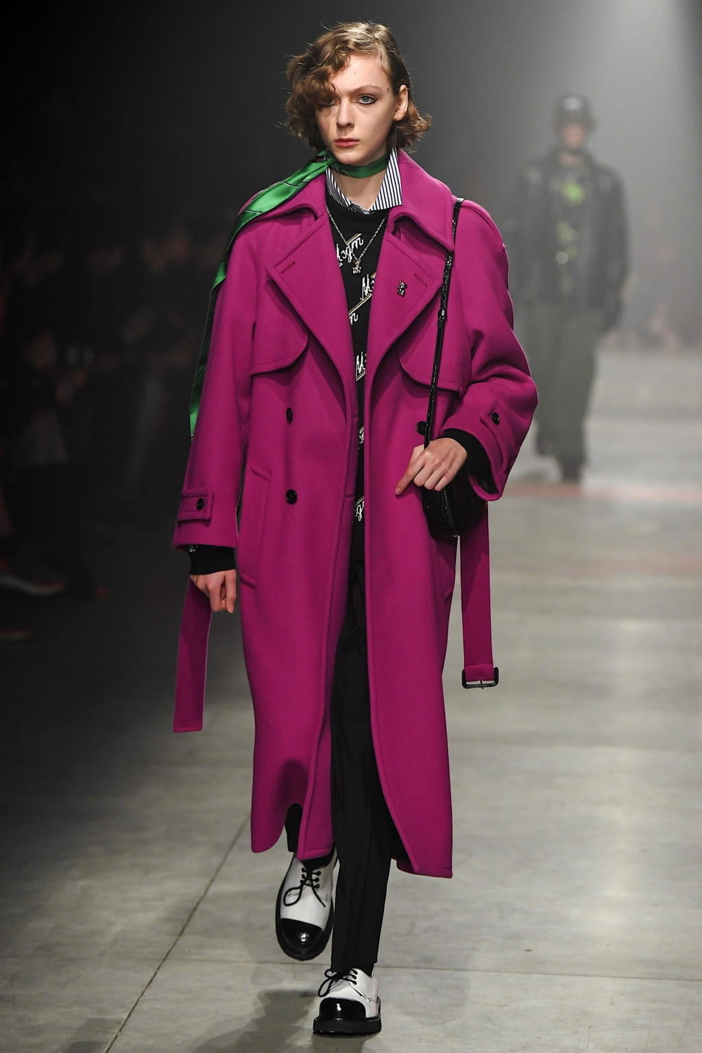 Fashion Week Milan Fall/Winter 2020 look 14 from the MSGM collection 男装