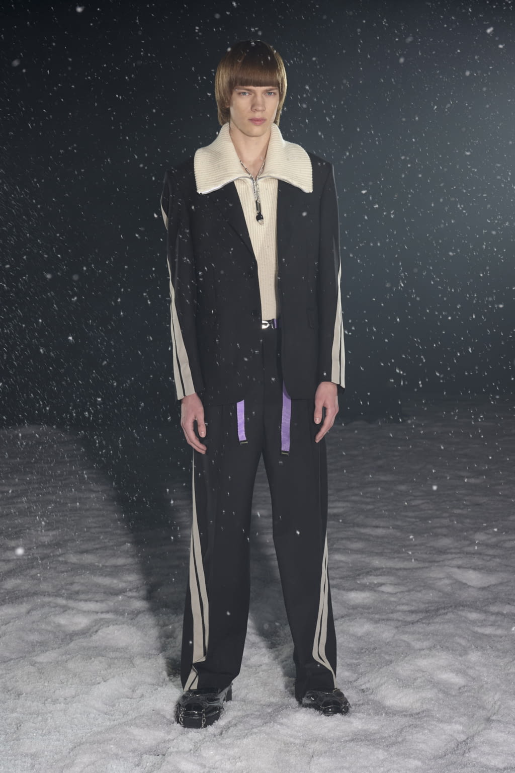 Fashion Week Milan Fall/Winter 2021 look 2 from the MSGM collection menswear