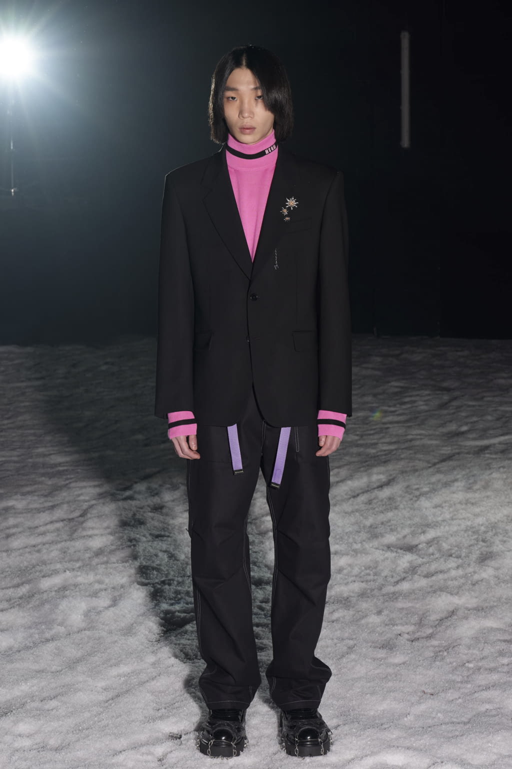Fashion Week Milan Fall/Winter 2021 look 10 from the MSGM collection menswear