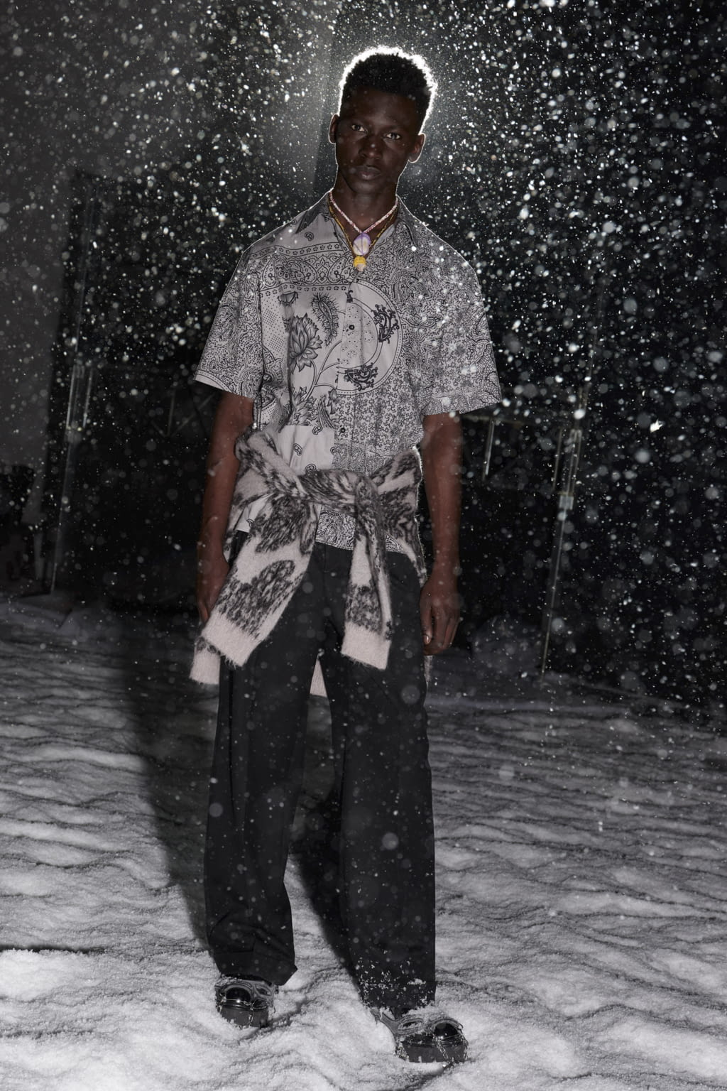 Fashion Week Milan Fall/Winter 2021 look 12 from the MSGM collection menswear