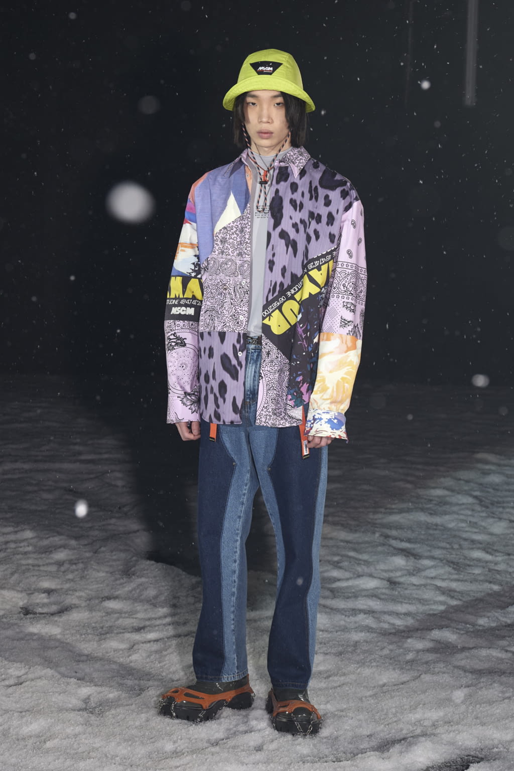 Fashion Week Milan Fall/Winter 2021 look 16 from the MSGM collection menswear