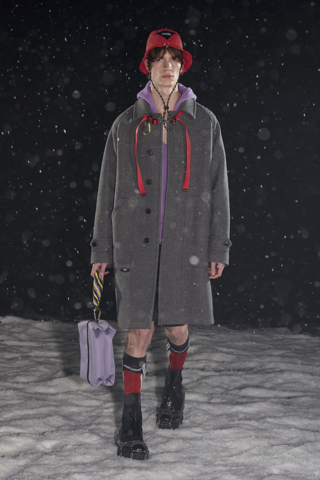 Fashion Week Milan Fall/Winter 2021 look 21 from the MSGM collection menswear