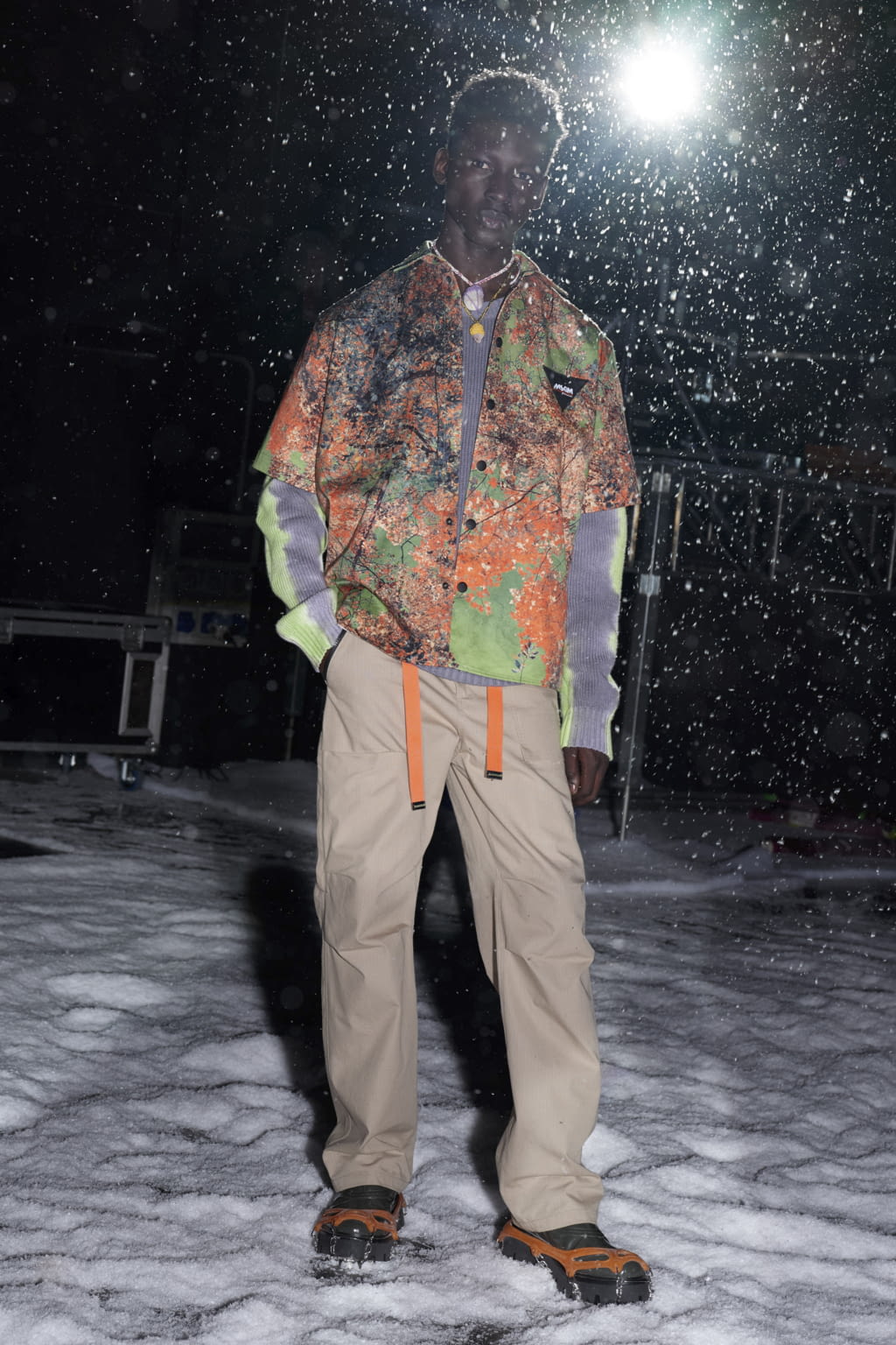 Fashion Week Milan Fall/Winter 2021 look 24 from the MSGM collection menswear