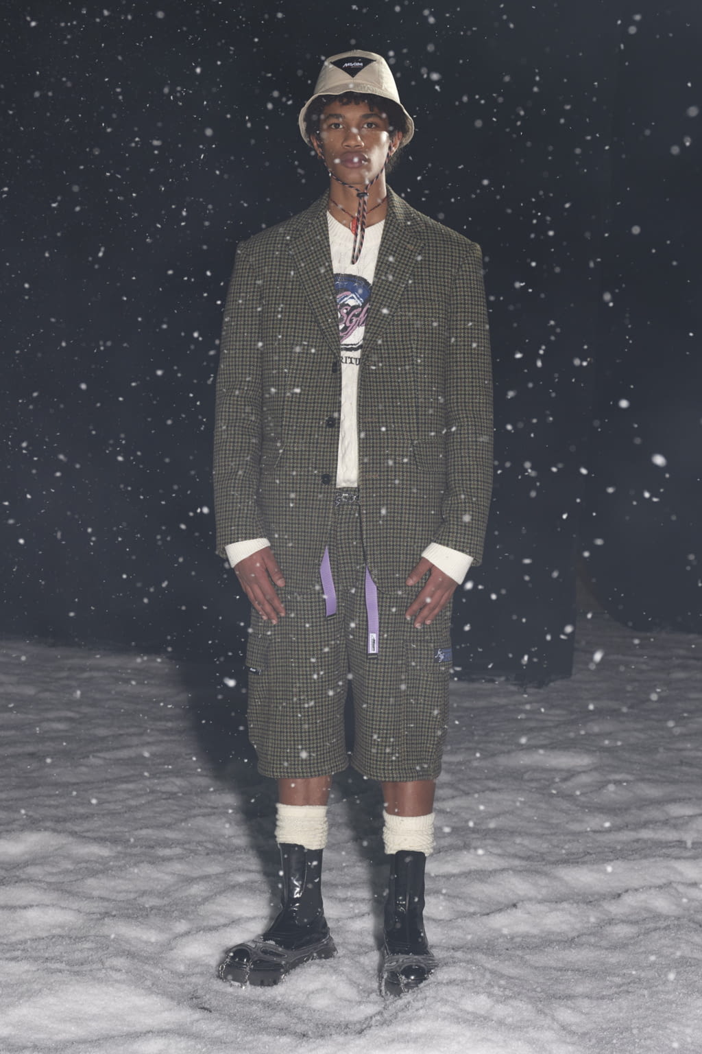 Fashion Week Milan Fall/Winter 2021 look 27 from the MSGM collection menswear