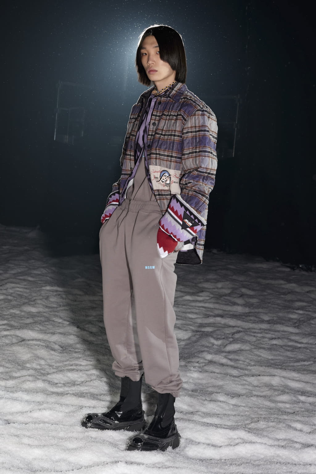 Fashion Week Milan Fall/Winter 2021 look 30 de la collection MSGM menswear