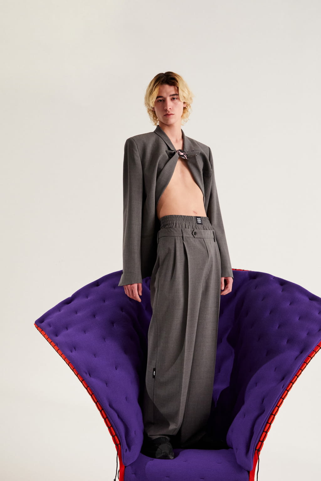 Fashion Week Milan Fall/Winter 2022 look 9 from the MSGM collection menswear