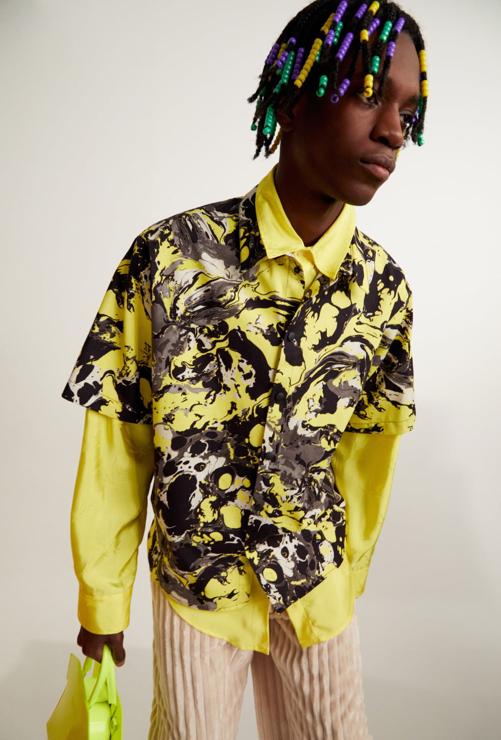 Fashion Week Milan Fall/Winter 2022 look 13 from the MSGM collection menswear