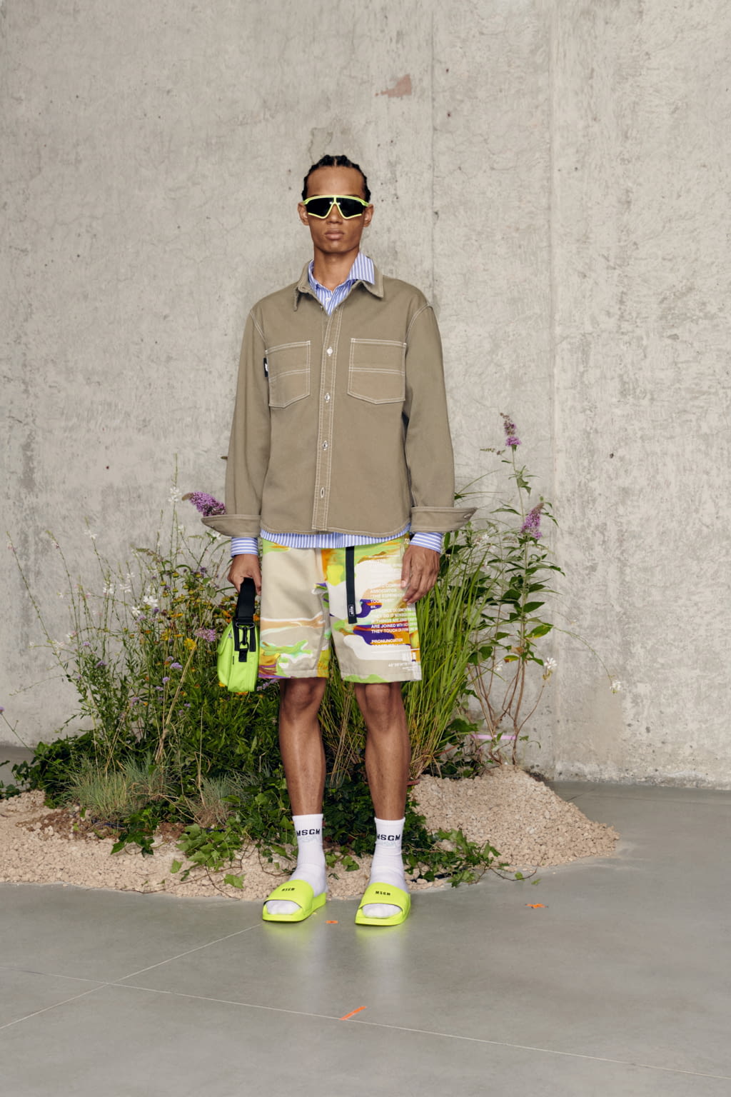 Fashion Week Milan Spring/Summer 2021 look 10 from the MSGM collection menswear