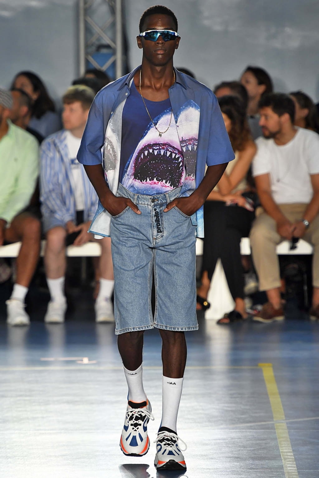 Fashion Week Milan Spring/Summer 2019 look 7 from the MSGM collection 男装