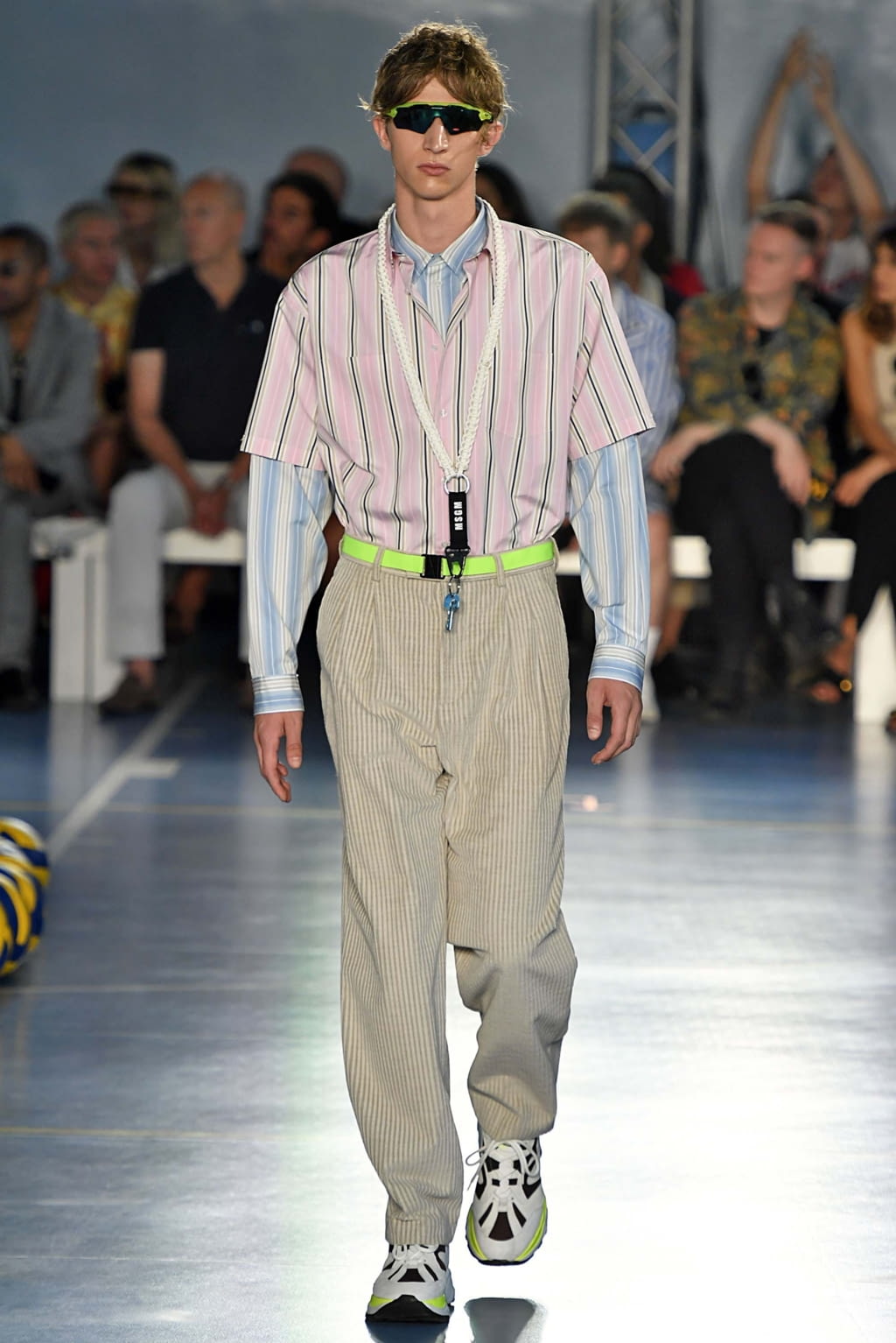 Fashion Week Milan Spring/Summer 2019 look 11 from the MSGM collection 男装