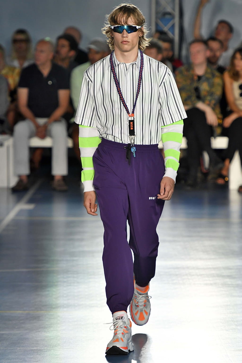 Fashion Week Milan Spring/Summer 2019 look 14 from the MSGM collection menswear