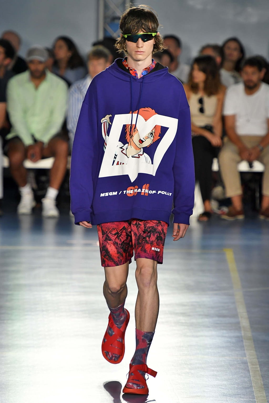 Fashion Week Milan Spring/Summer 2019 look 19 from the MSGM collection 男装
