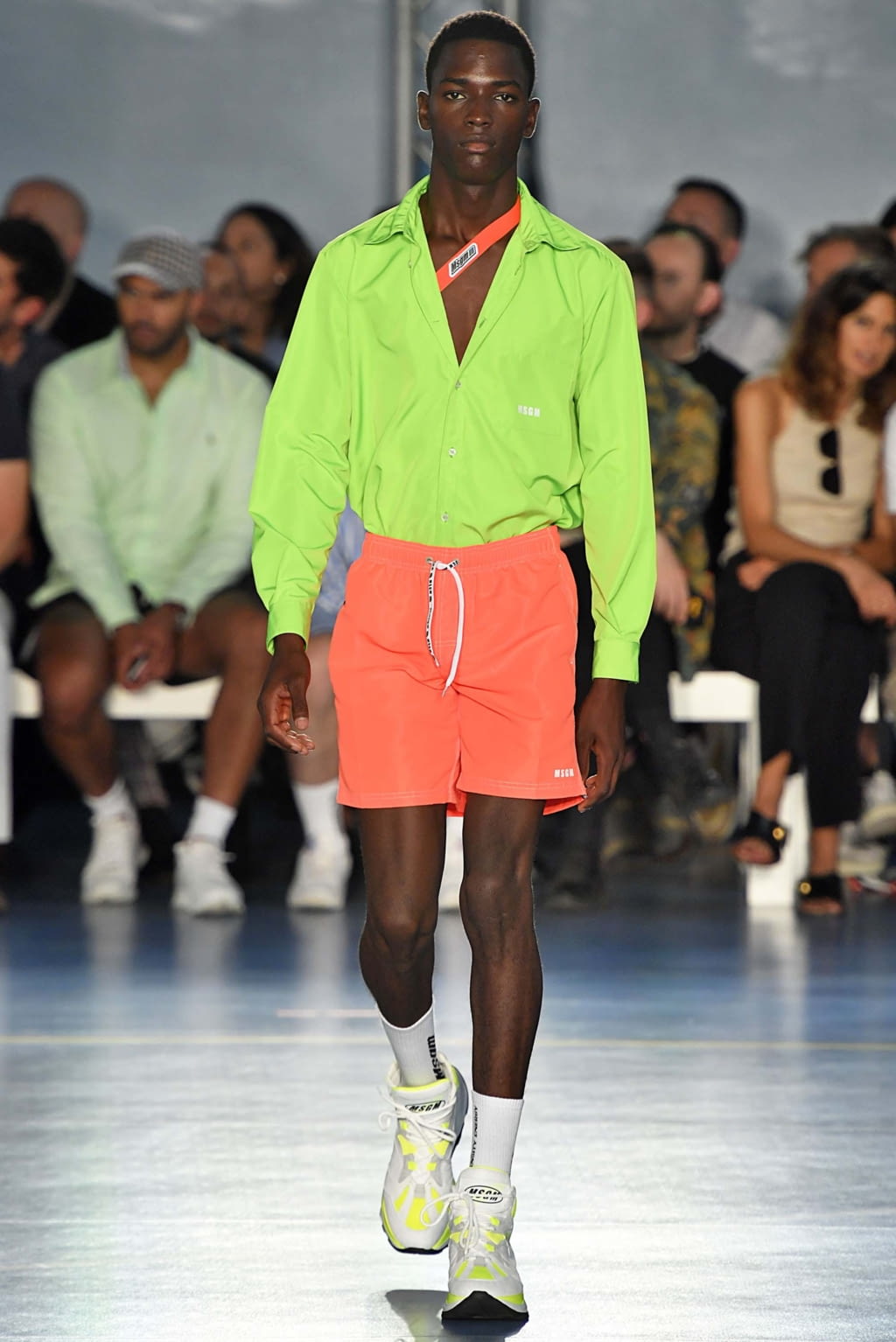 Fashion Week Milan Spring/Summer 2019 look 45 from the MSGM collection 男装