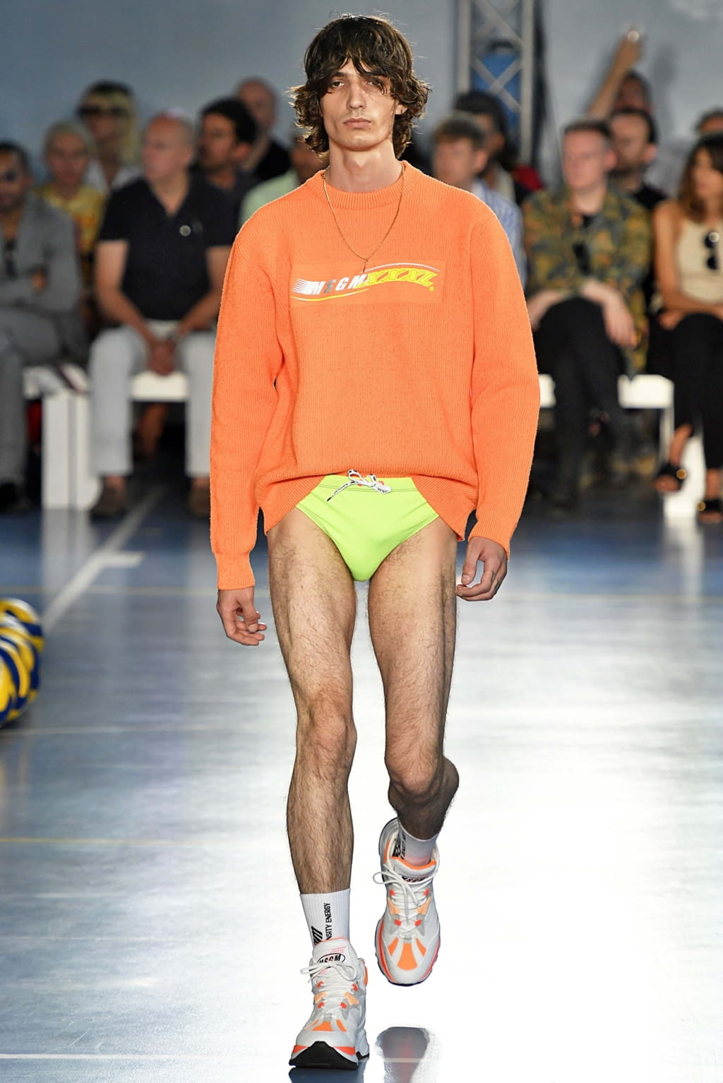 Fashion Week Milan Spring/Summer 2019 look 46 from the MSGM collection 男装