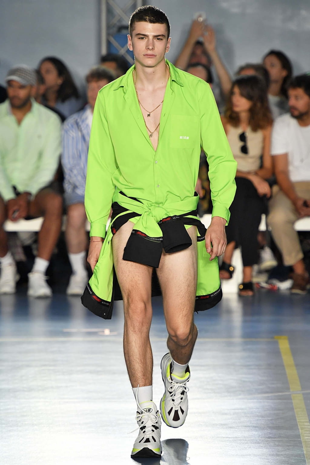 Fashion Week Milan Spring/Summer 2019 look 47 from the MSGM collection menswear