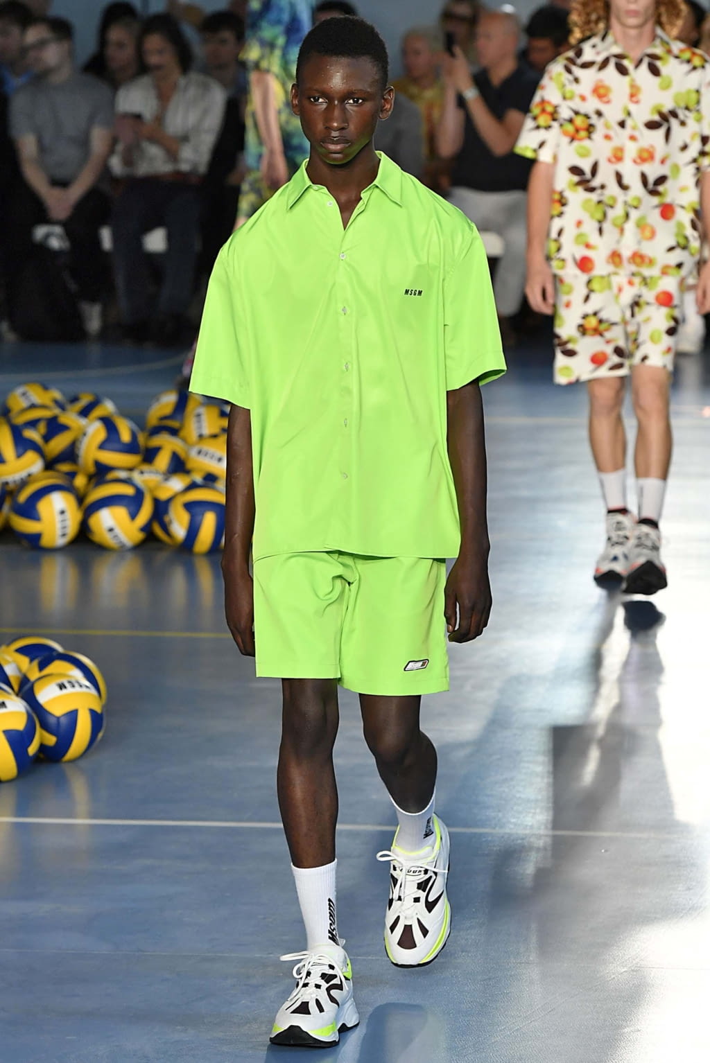 Fashion Week Milan Spring/Summer 2019 look 58 from the MSGM collection 男装